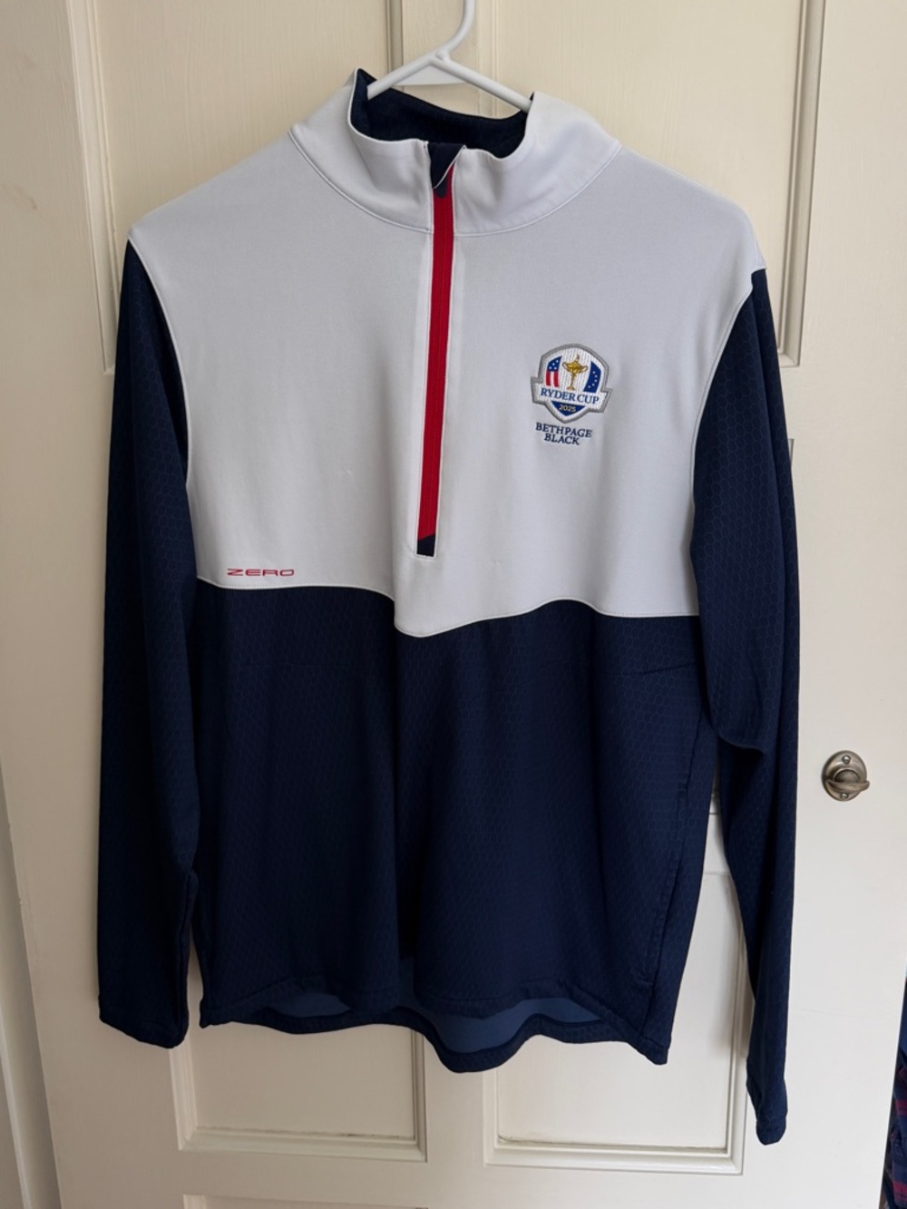 Ryder Cup Navy & White Quarter-Zip Pullover